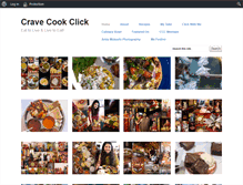 Tablet Screenshot of cravecookclick.com